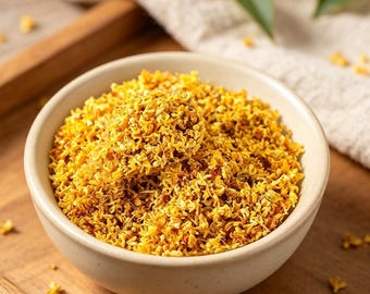 Osmanthus Flowers Floral Tea, Fragrant Botanical, Golden Blossoms for Tea & Culinary Use