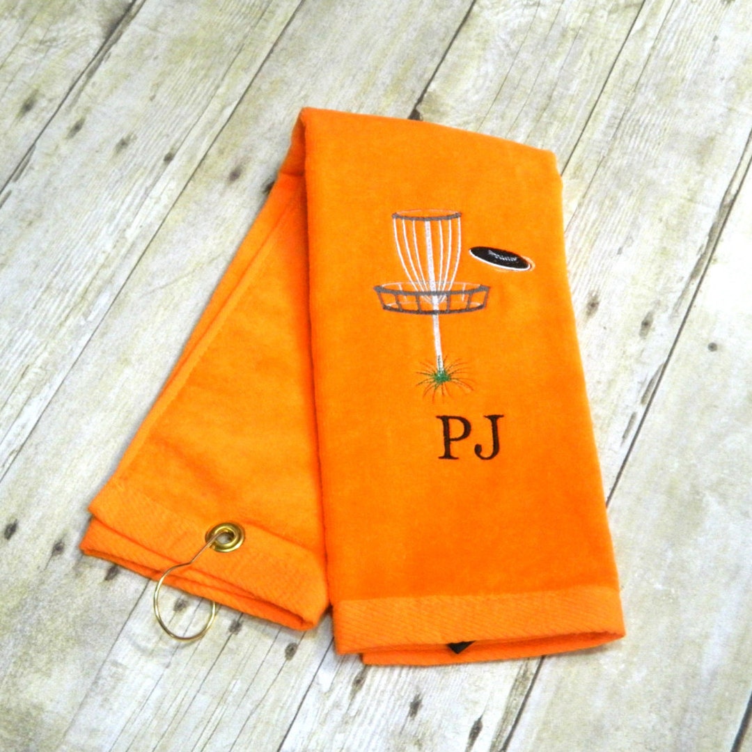 Disc Golf Towel Personalized Disc Golf Towel Embroidered Etsy