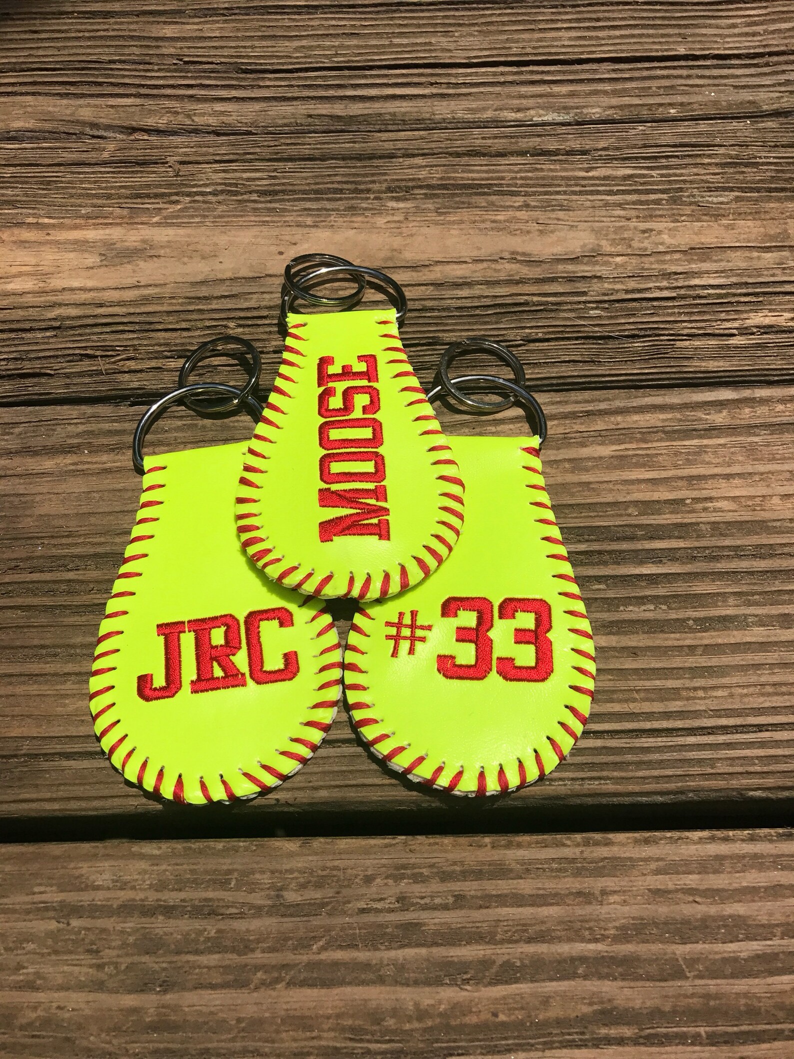 Softball Key Chain Softball Keychain Keychain Key Chain Etsy