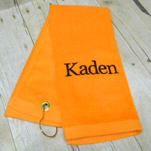 Custom Golf Towel, Personalized Golf Towel, Embroidered Golf Towel, Monogrammed Golf Towel, Personalized Golf Towel, Golf Gift, Gift for Dad