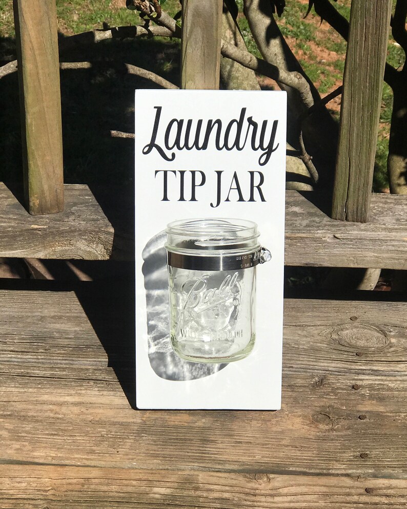 Laundry Room Decor Laundry Room Change Jar Keep the Change Etsy