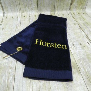 Father&#39;s Day Gift, Custom Golf Towel, Personalized Golf Towel, Monogram Golf Towel, Personalized Golf Towel, Gift for Dad