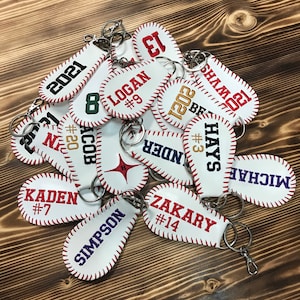 Baseball Schlüsselanhänger, Baseball Schlüsselanhänger, Schlüsselbund, Schlüsselanhänger, Leder Schlüsselbund, Leder Schlüsselanhänger, Softball Schlüsselbund, Softball