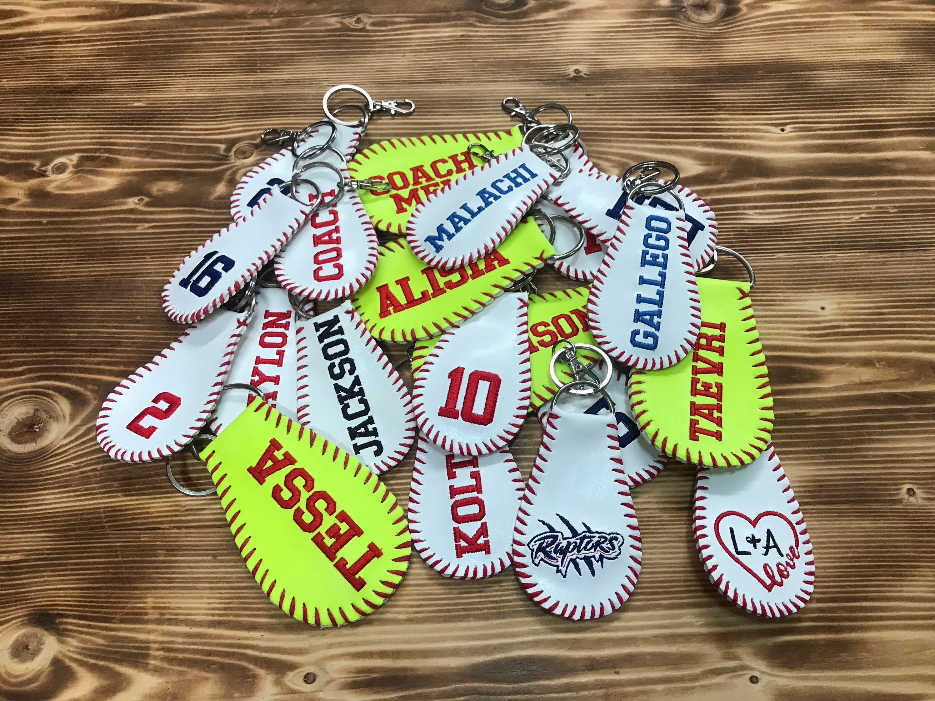 Baseball keychains deals