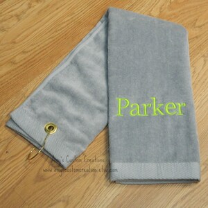 Father&#39;s Day Gift, Custom Golf Towel, Personalized Golf Towel, Monogrammed Golf Towel, Personalized Golf Towel, Golf Gift, Gift for Dad