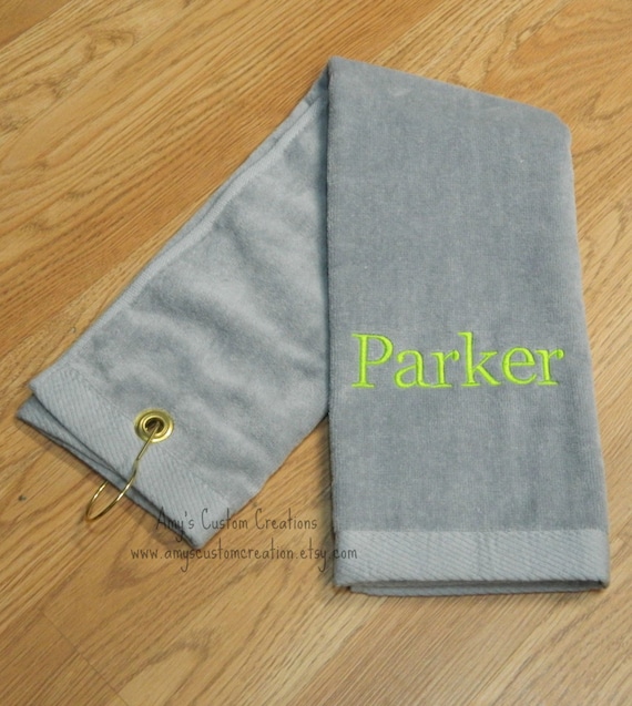 Father's Day Gift, Custom Golf Towel, Personalized Golf Towel, Monogrammed Golf Towel, Personalized Golf Towel, Golf Gift, Gift for Dad