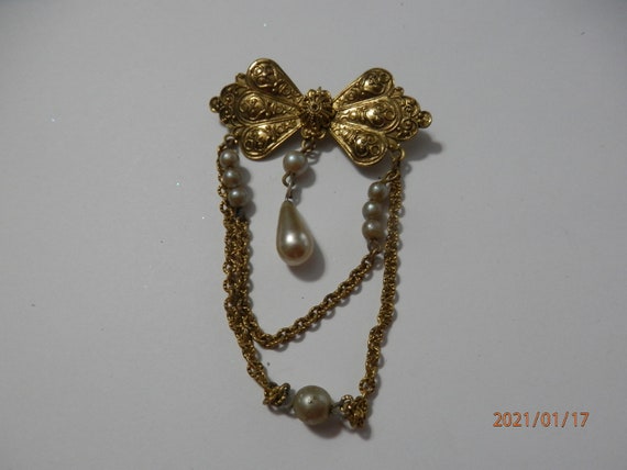 Vintage pin jade jewelry - image 7