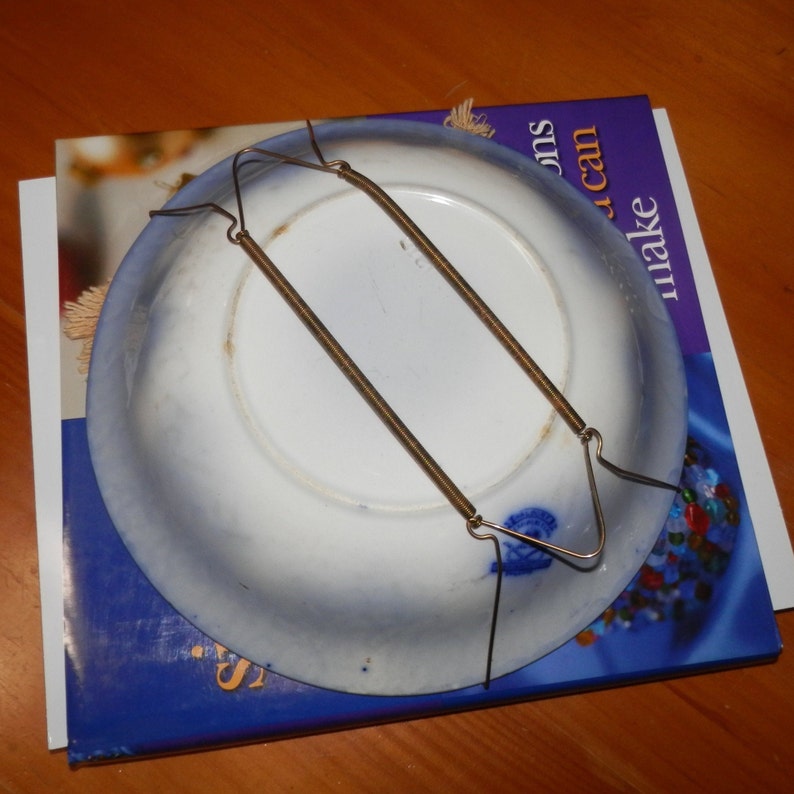 Cobalt Blue And White Glass large serving bowl