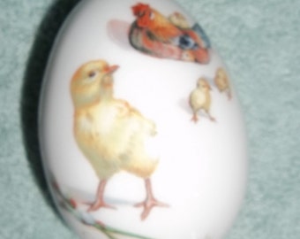Porcelain Egg Royal Bayreuth Easter 1975 Porcelain Egg Collectible Porcelain