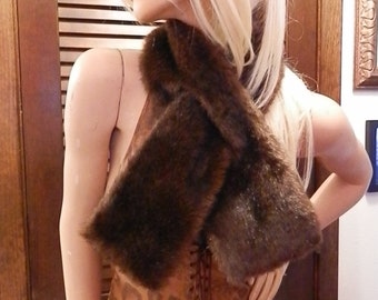 Neck wrap fur