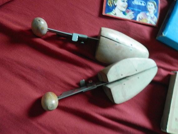 Antique Vintage Shoe Stretcher Wooden much more - image 1