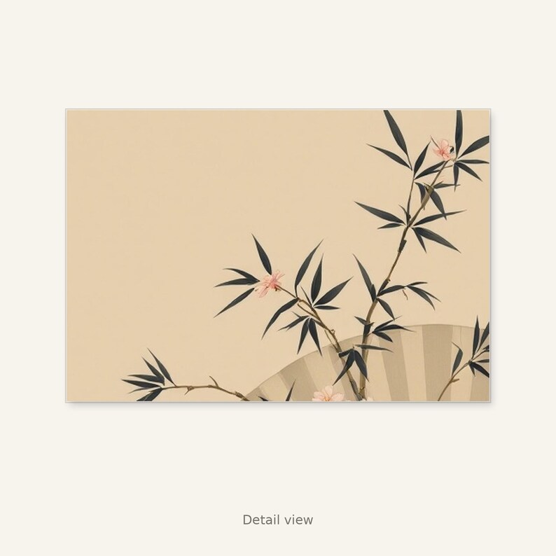 Frame TV, Asian Wall Art, Above Bed Decor, Digital Art, Ink Wash Painting, Chinese Ink Painting Print image 2