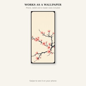 Ink Landscape Wallpaper + Wall Art, Chinoiserie Decor, Gallery Wall Set, Ink Painting Print, Chinese Ink Painting Print image 10