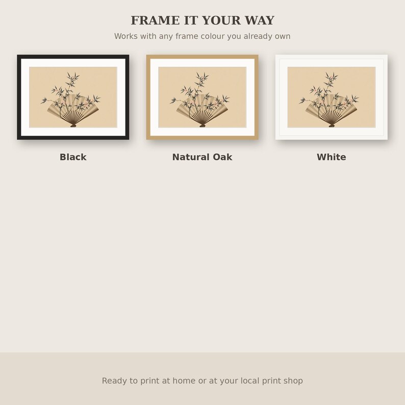 iPad Ink Wallpaper, Asian Decor, Gallery Wall Set, Digital Download, Chinese Ink Painting Print image 7