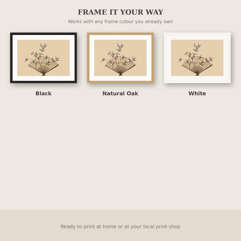 Frame TV, Asian Wall Art, Above Bed Decor, Digital Art, Ink Wash Painting, Chinese Ink Painting Print image 6