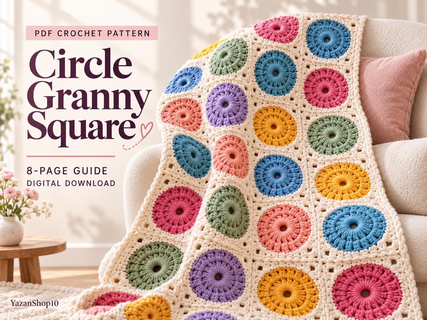 Granny square kit - Etsy 日本