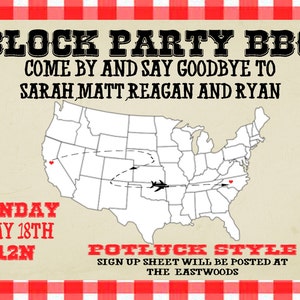 Farewell Goodbye to our friends BBQ Block Party