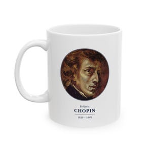 Nocturne en do dièse mineur de Chopin | Tasse à café en céramique, pour les mélomanes