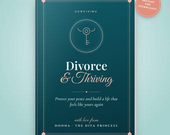 Surviving Divorce Guide for Women PDF, Divorce Self-Care Workbook, Heal After Separation, Start Over With Confidence, Instant Download