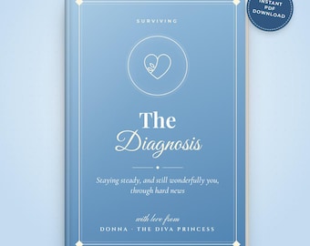 Surviving a Diagnosis Self-Care Guide PDF, Comfort After Hard Health News, Coping Workbook for Women, Get Well Gift, Instant Download
