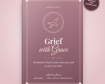 Surviving Grief Guide PDF, Gentle Grief Self-Care Workbook, Comfort After Loss, Bereavement Support, Sympathy Gift, Instant Download
