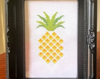 Geometric Pineapple Cross Stitch Pattern PDF - Immediate Download from Etsy -  Modern Geo Fresh