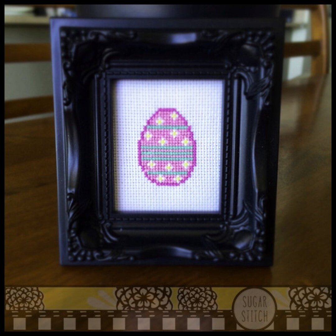 Easter Egg 2 Cross Stitch (printable PDF Pattern) - Immediate Download ...