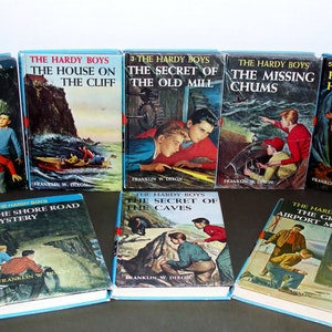 THE HARDY BOYS Mystery Book collection of 8 Books from The Hardy Boys Series 1959-1965