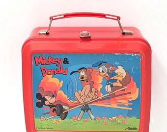 Aladdin Mickey Mouse, Donald Duck and Pluto Lunchbox by Walt Disney