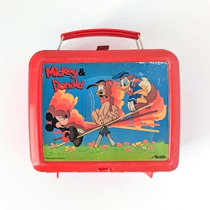 Aladdin Mickey Mouse, Donald Duck and Pluto Lunchbox by Walt Disney