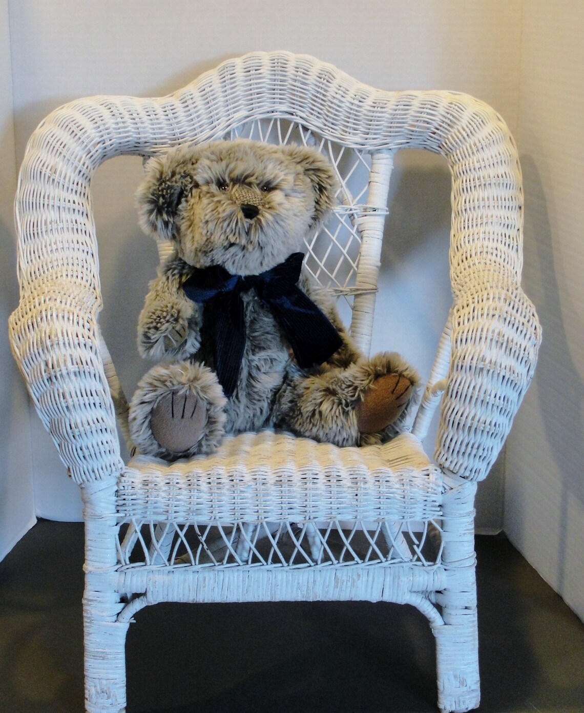 White Wicker Chair 100 Natural Rattan Children's Etsy