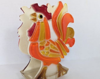 Retro Rooster Napkin Holder