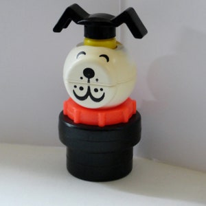 Giant Fisher Price Lucky Dog. This is a stackable  Play Toy Fisher Price 1976 Vintage #659
