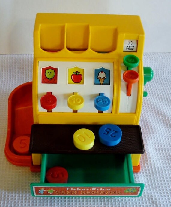 fisher price cash register set