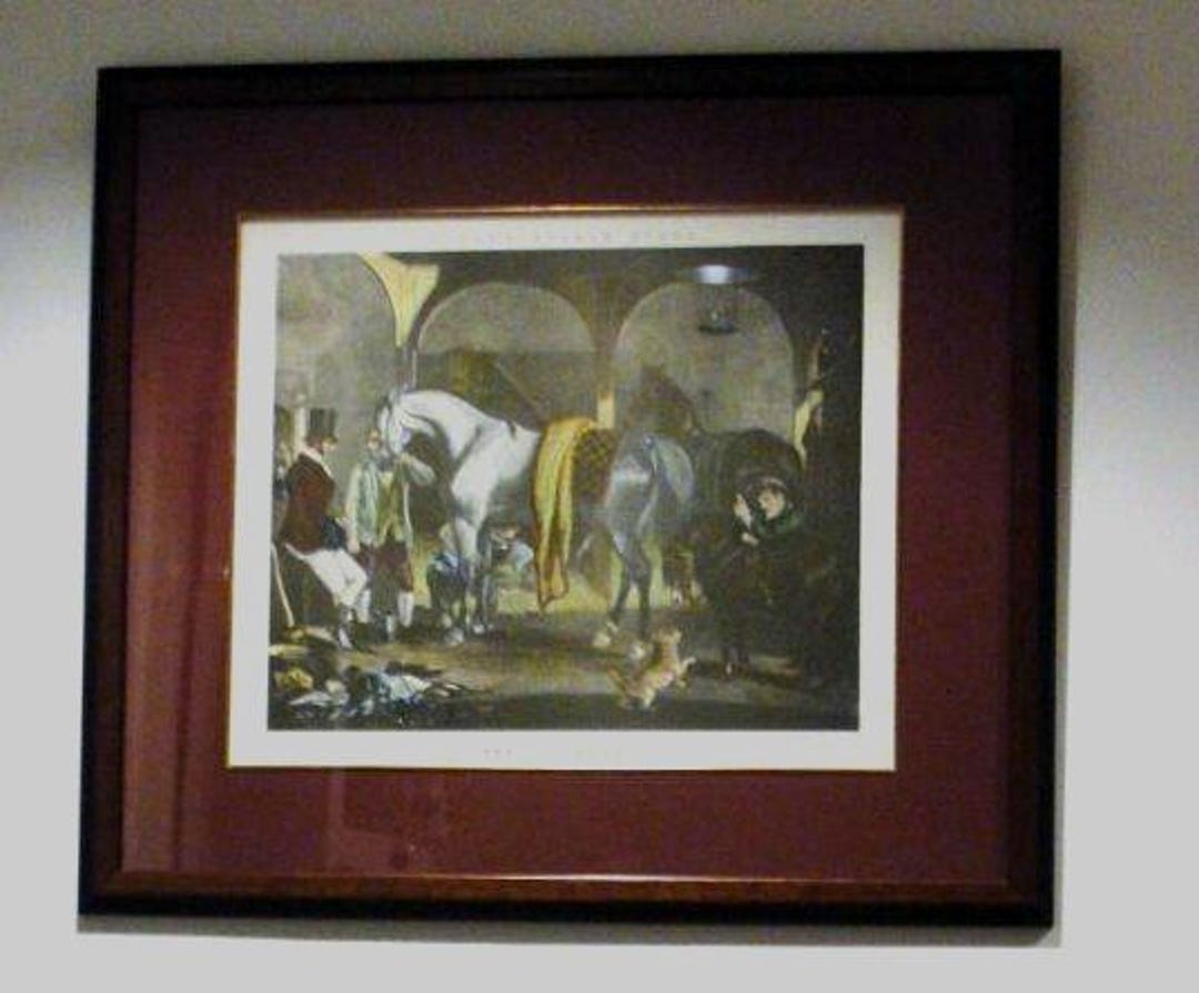 Large Framed Etching 