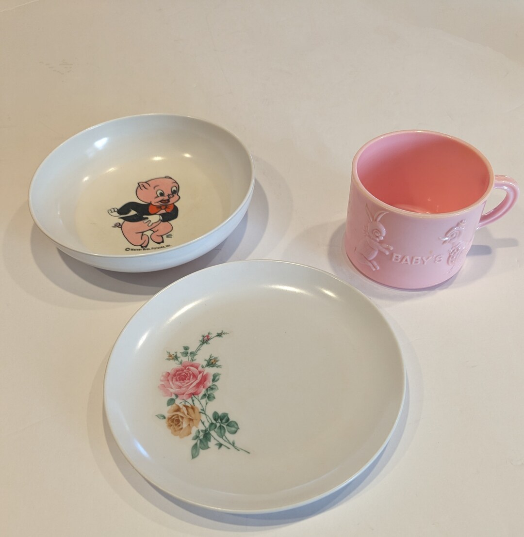 Baby Dish Set of Three - Etsy