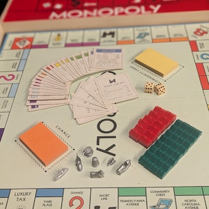 Monopoly Board Game 1961 Edition by Parker Brothers