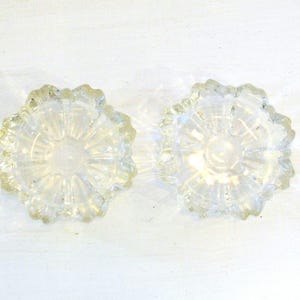 Crystal Dishes for Rings, Trinkets, or Ashtray Mid Century Crystal