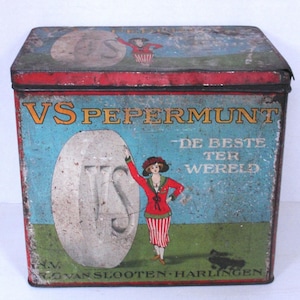 Antique Tin Box VS Peppermint The Best In The World
