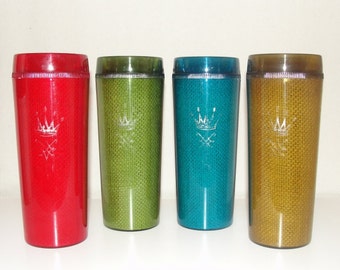 Crown King Jeweled Toned Tumblers