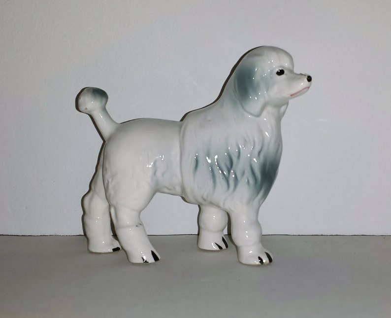 Porcelain Poodle Figurine Collectible Made in Japan Porcelain Etsy
