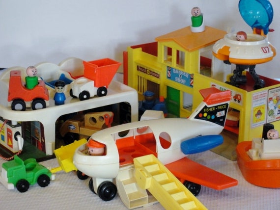 fisher price gas station