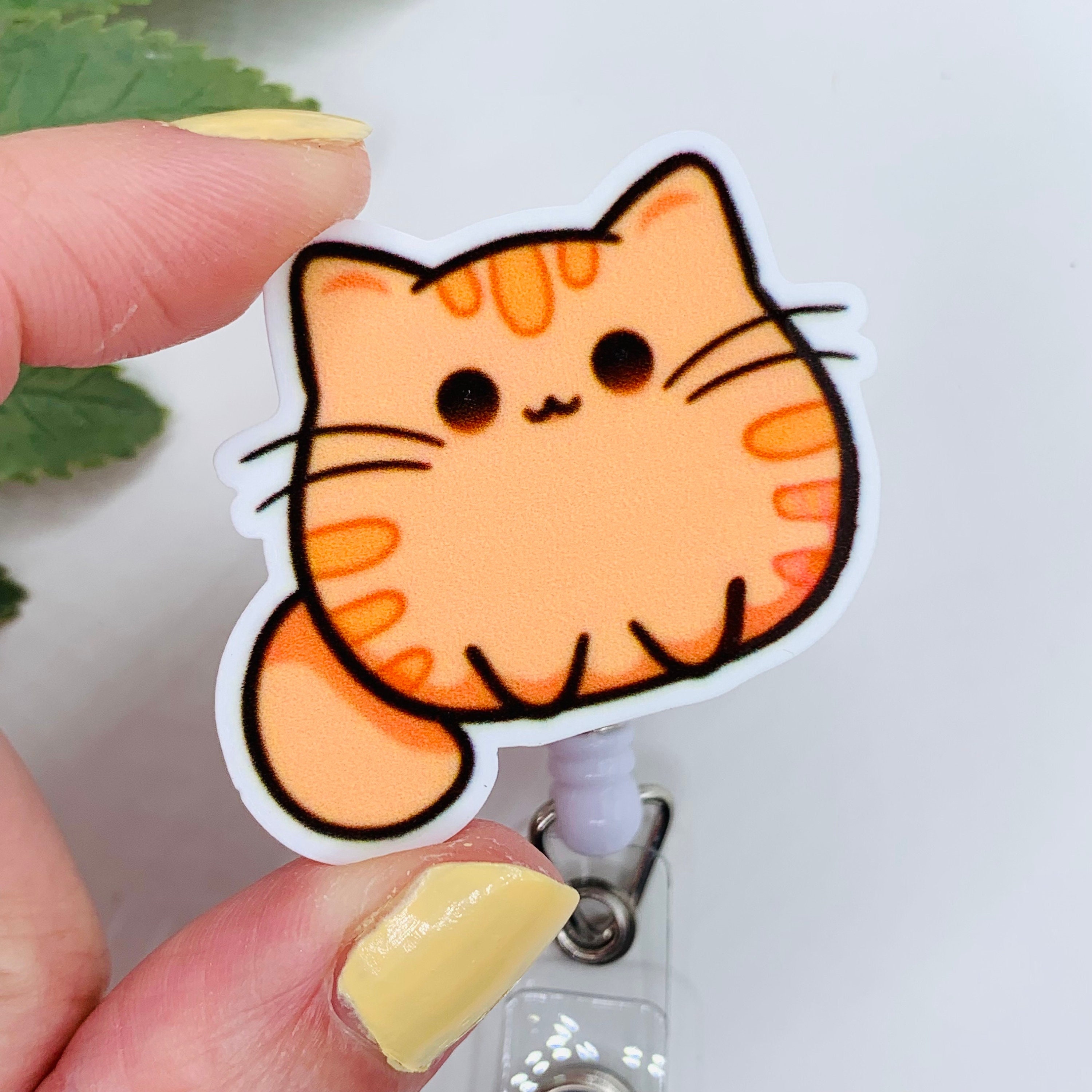 Cat Badge Reel -  Canada