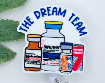 Dream Team Badge Reel Id Holder, Topper