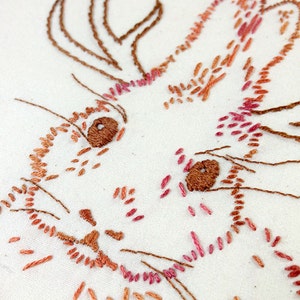 jackalope hand embroidery pattern image 2