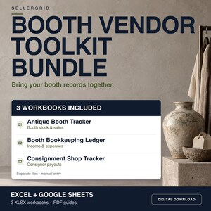 Pacchetto per espositori: strumenti per la gestione delle vendite, la contabilità e il monitoraggio delle consegne, in formato Excel e Fogli Google.