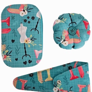 Travel Sewing Kit, Sewing Gifts, Notions, Quilter Gift, Embroidery, Mending Supplies, Crafter Gift, Sewing Cases, Craft Storage
