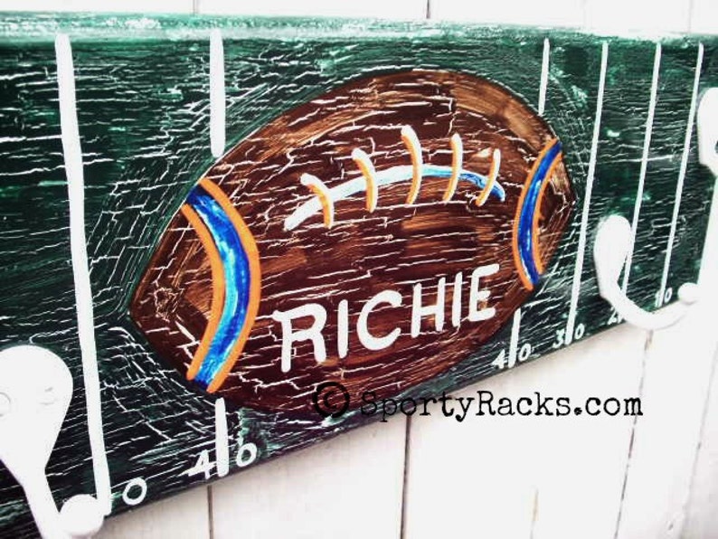 Football Team Blue Orange School Colors Orange and Blue Etsy