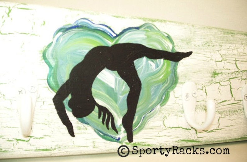 Gymnastics Gymnast Cheerleader Tumbling Dance Wall Decor Medal Etsy