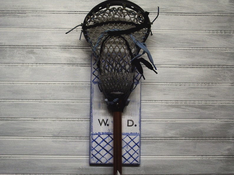 Lacrosse Stick Hanger Single Handmade Handpainted School Lax Etsy